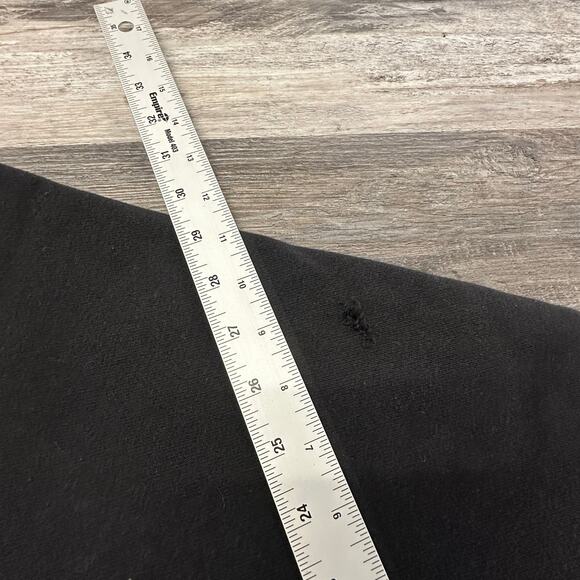 Nike Just Do It Black Red Mens XL Athletic Fleece Crewneck Pullover Sweatshirt‎ - Picture 4 of 10